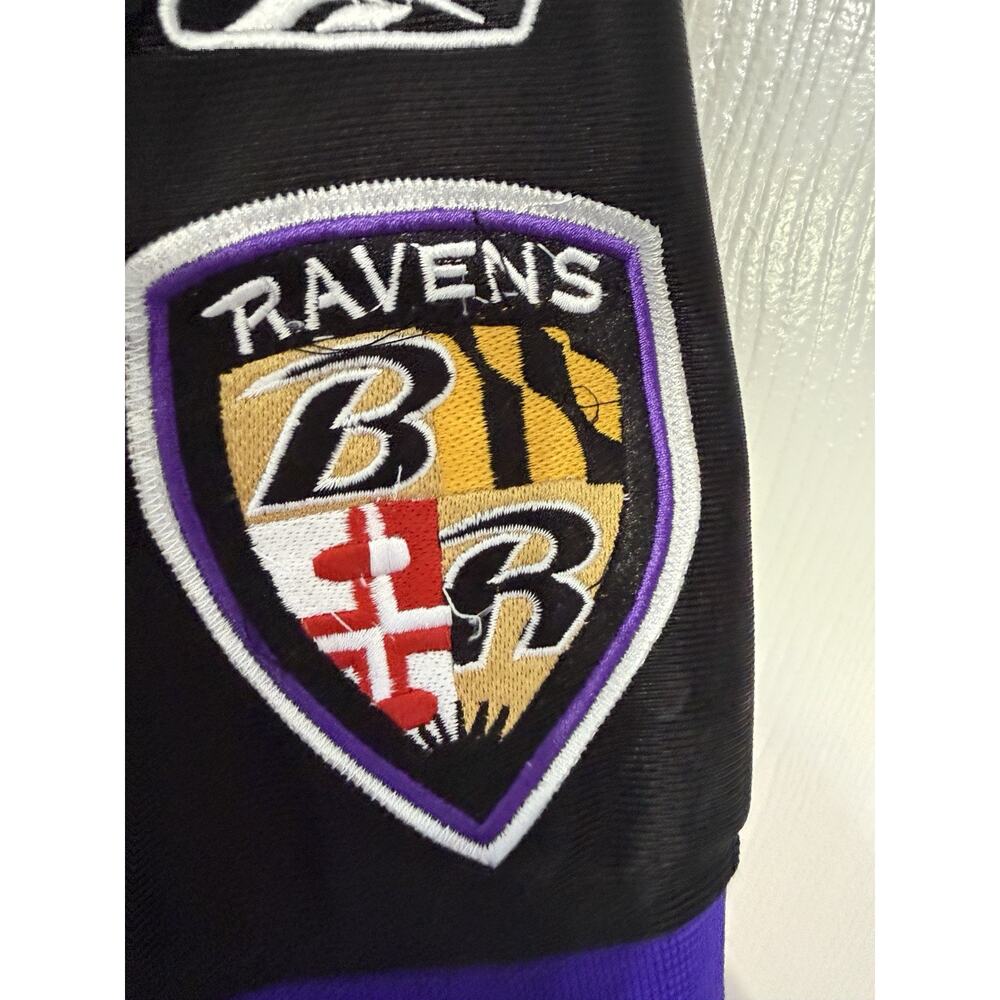 Reebok Baltimore Ravens Joe Flacco #5 Jersey Mens Large 48 Black NFL Football - Picture 6 of 11